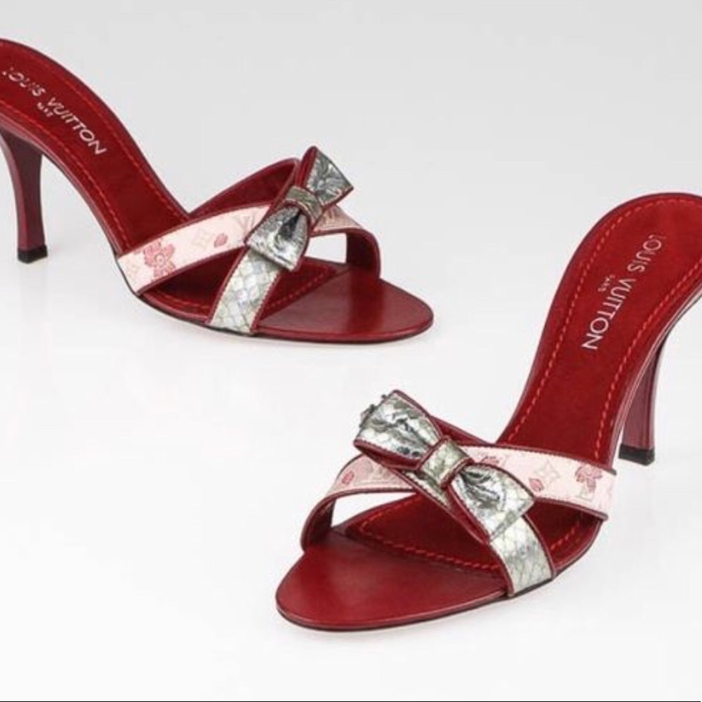 Louis Vuitton Cherry Blossom Heels 38